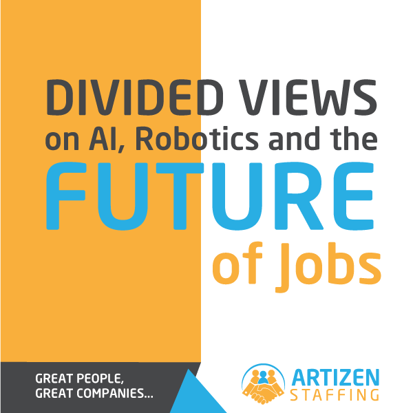 Divided Views on AI, Robotics and the future of jobs